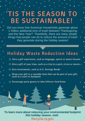 NJDEP, Reducing Holiday Waste